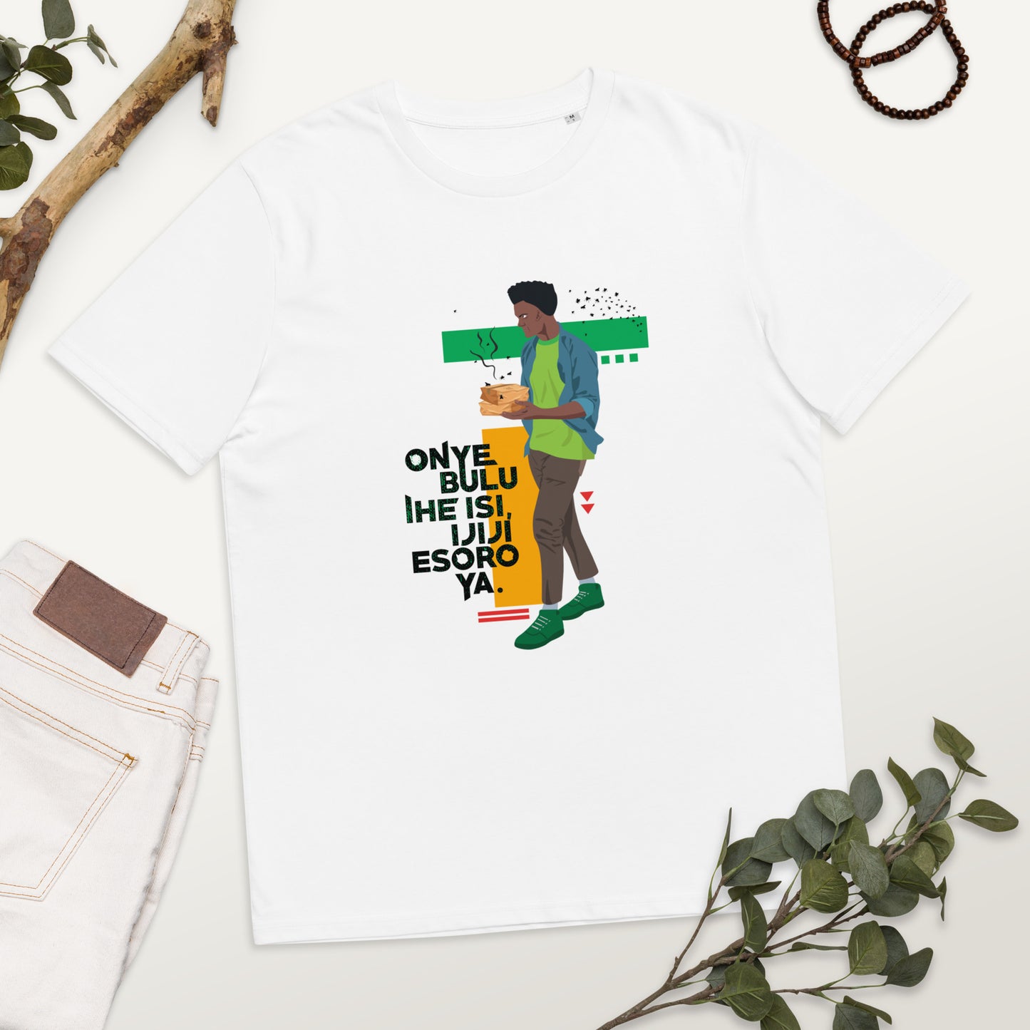 Igbo Proverb Unisex organic cotton T-shirt