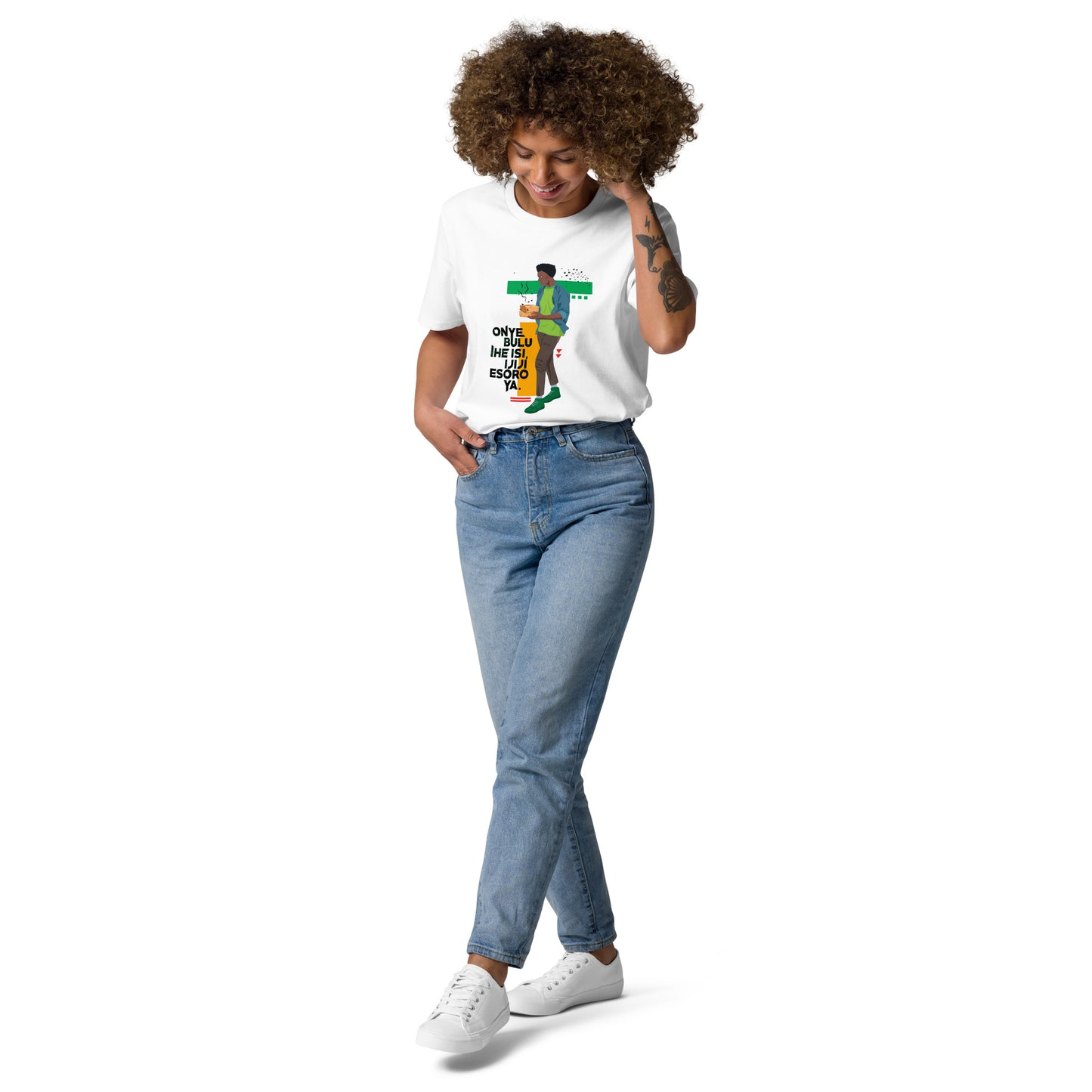 Igbo Proverb Unisex organic cotton T-shirt