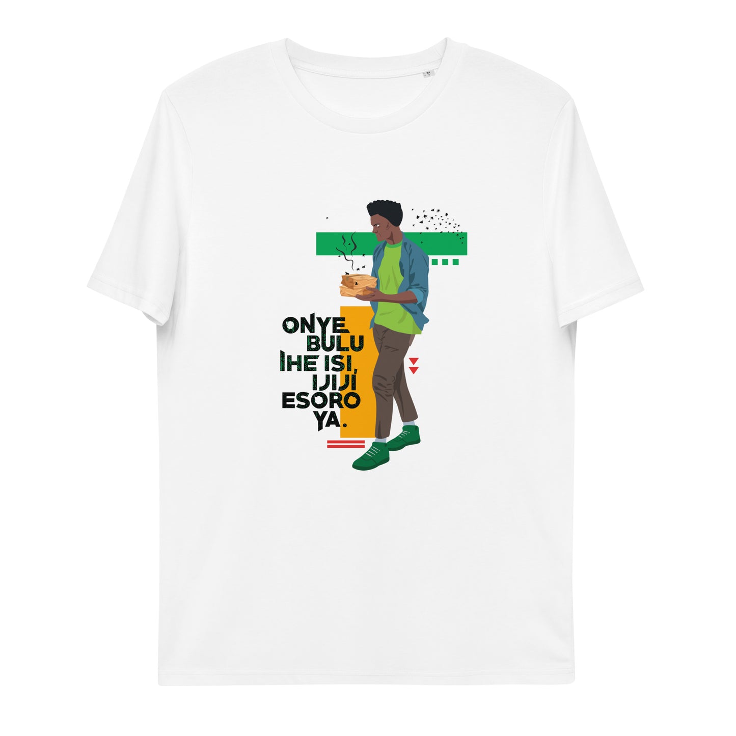 Igbo Proverb Unisex organic cotton T-shirt