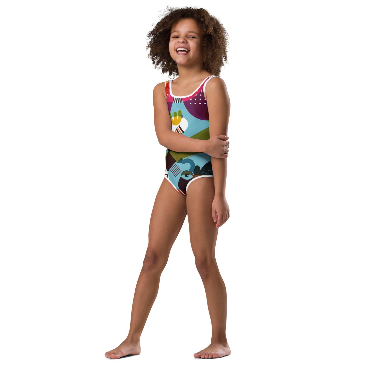 Love is Bright. All-Over Print Kids Swimsuit