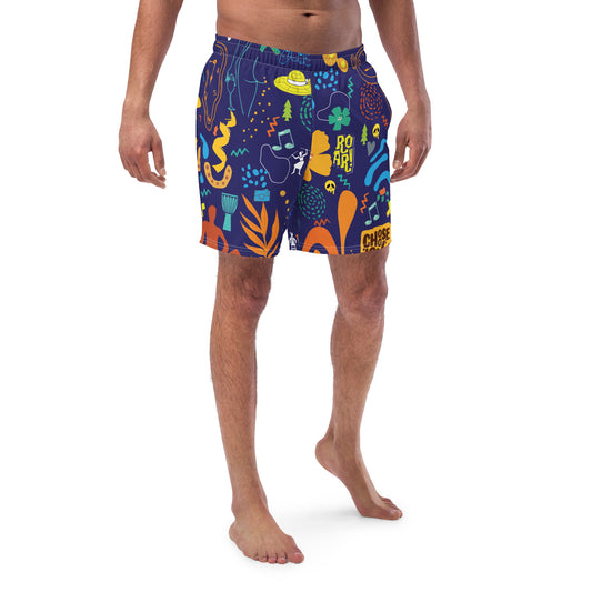 Life is Blue Men's swim trunks