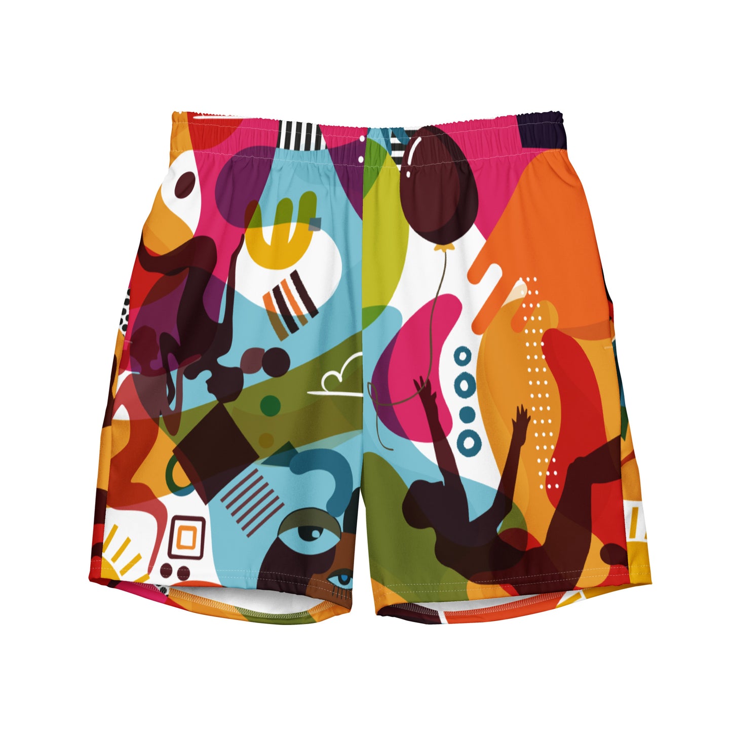 Love is Bright. Men's swim trunks