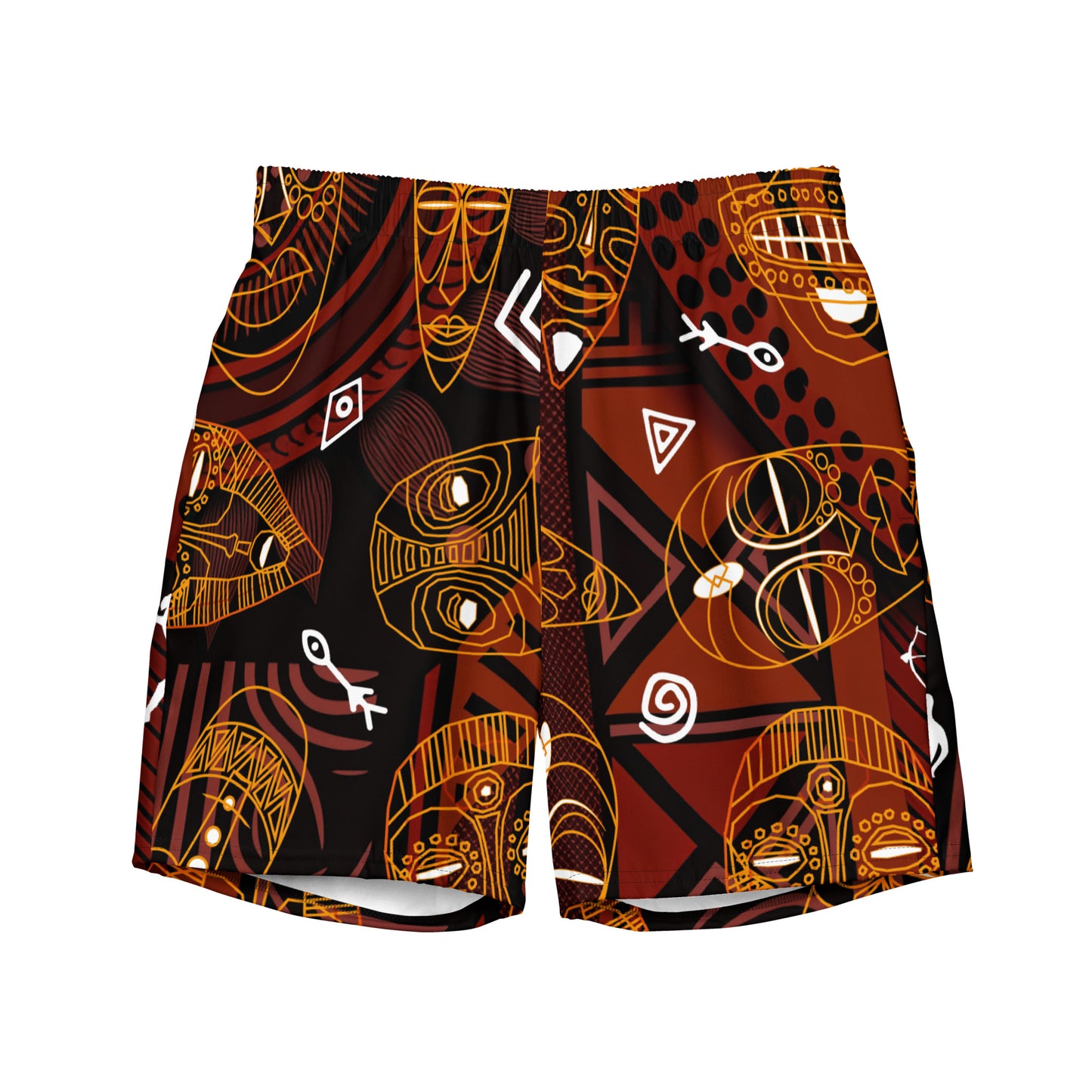 Masks are Everywhere. Men's swim trunks