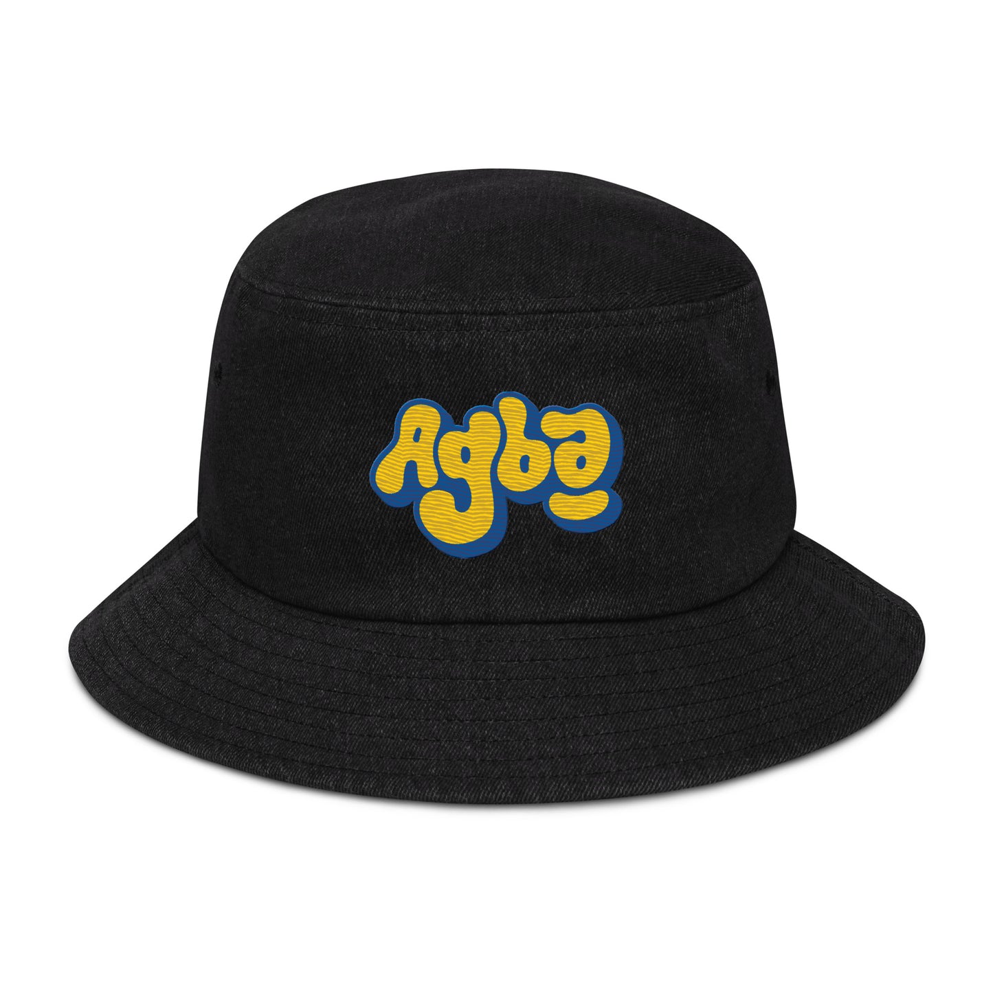 Agba. Denim bucket hat