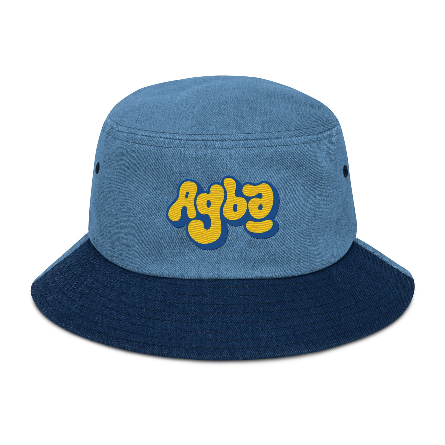 Agba. Denim bucket hat