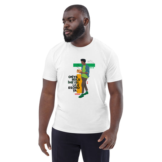 Igbo Proverb Unisex organic cotton T-shirt