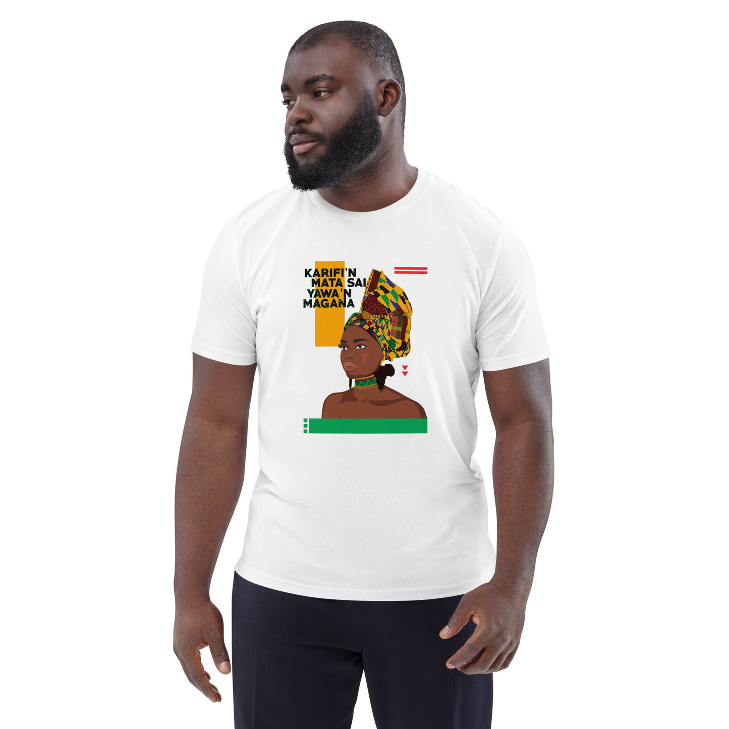 Hausa Proverb Unisex organic cotton t-shirt